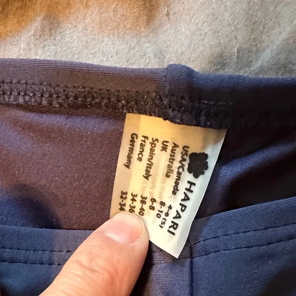 Hapari Navy Swim Shorts size Sm (4/6) - Picture 2 of 2